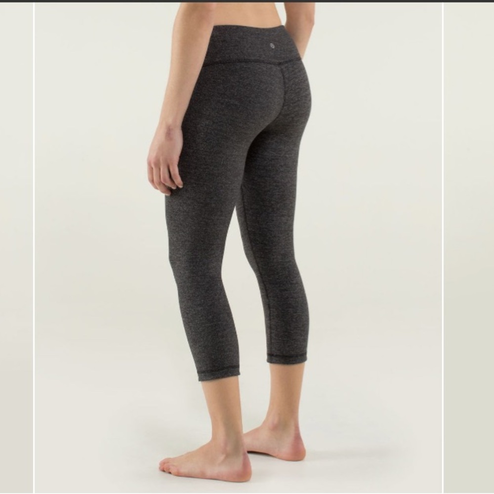 Lululemon Wunder Under Mini Stripe Crop Capri Legging - Picture 3 of 12